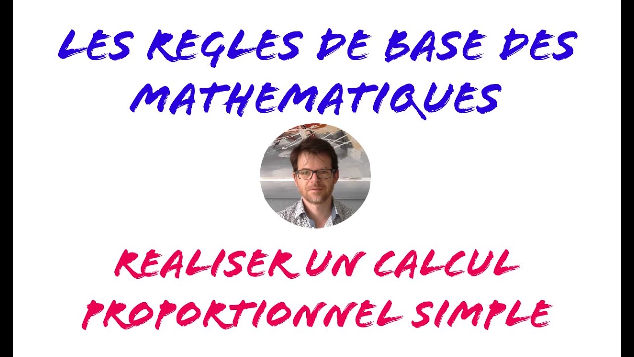 12 Réaliser un calcul proportionnel simple - YouTube