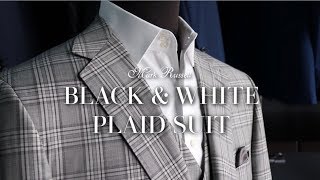 Black & White Plaid Suit | Mark Russell Clothing