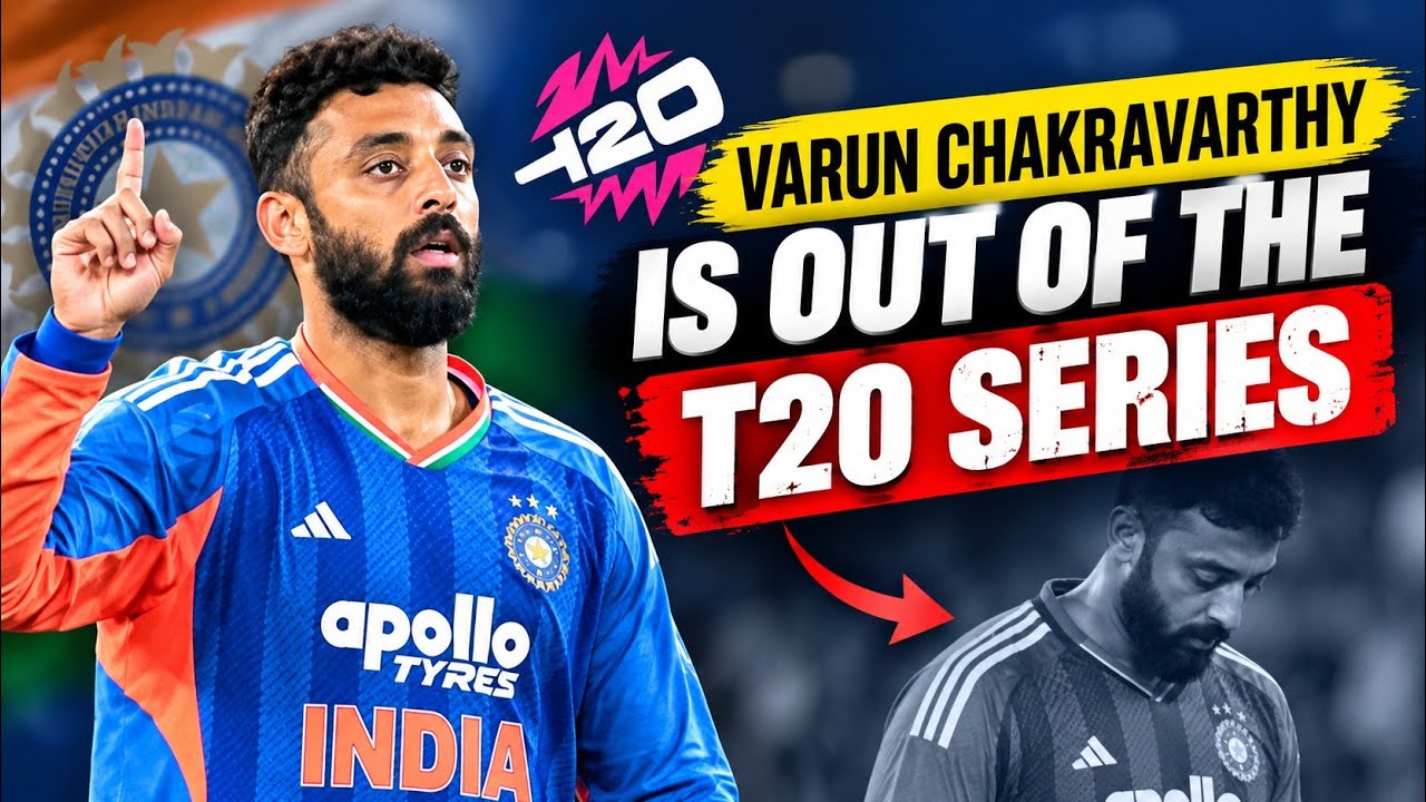 Varun Chakravarthy Is Out Of The T20 Series 