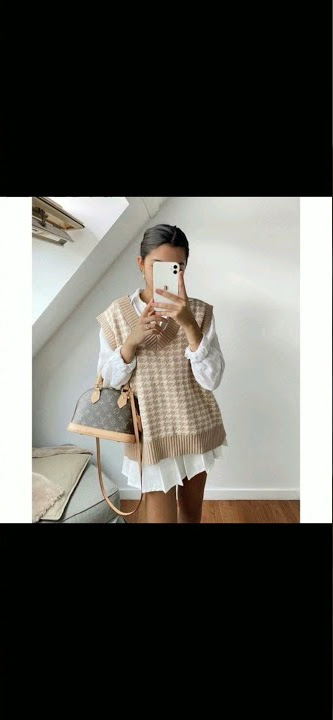 Ootd hijab kuliah style korea | shopee haul vest rajut #shorts