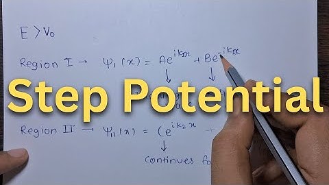 Step Potential Barrier — Complete Derivation & Intuition | Quantum Mechanics
