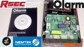 Olarm Pro 4G panel connection (Druid 18 Energizer)