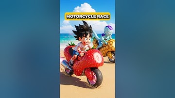 GOKU has a super MOTORCYCLE