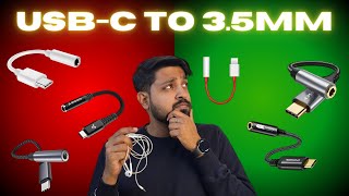 USBC to 3.5mm Adapters | For Samsung, Apple, OnePlus & More