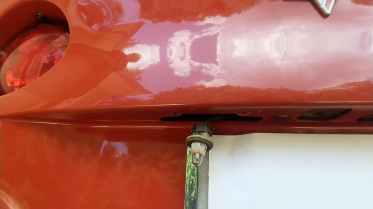 How to change tag light bulbs on C6 Corvette YouTube