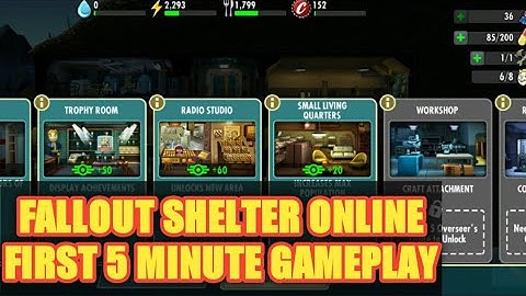 Fallout Shelter Online Gameplay First 5 Minutes for Android, iOS (iPhone/iPad) Mobile Game