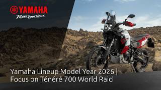 Yamaha Lineup Model Year 2026 Focus On Ténéré World Raid (It)