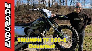 Triumph TF 250-E Enduro 2026 – erster Eindruck + große Testserie
