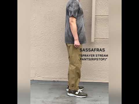 ササフラス　スプレイヤー　ストリーム　ストライプ SASSAFRAS 2021ss 