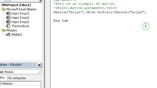 Objetos, Métodos y Propiedades - VBA Excel
