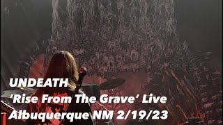 UNDEATH ‘Rise From The Grave’ Live El Rey Theater Albuquerque NM 2/19/23