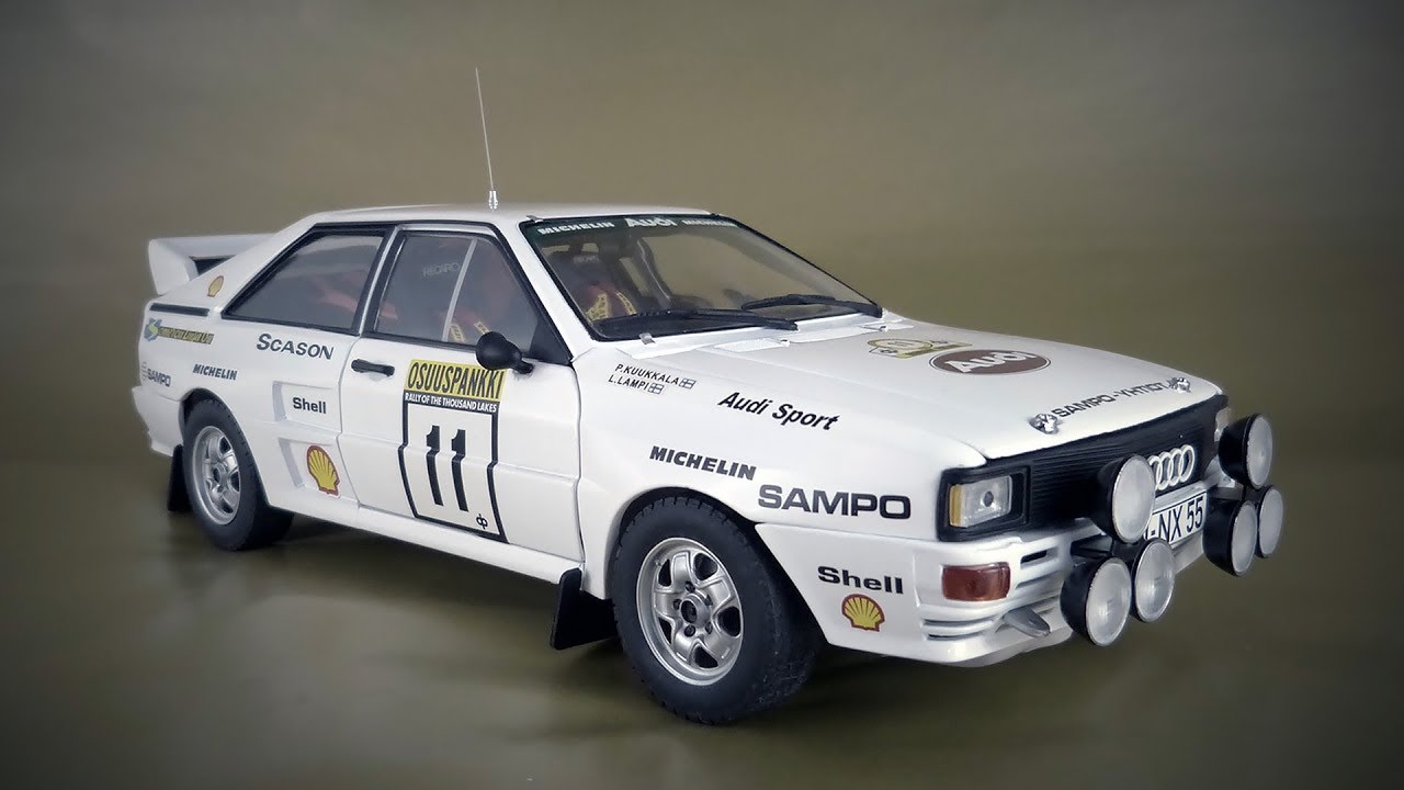 Modèle Réduit Audi Quattro A2 #9 Rallye 1000 Lakes 1983 - Échelle 1/18 Sunstar - Occasion Collection