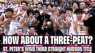 St. Peter's Prep 52 Hudson Catholic 40 | Hudson County Tournament Final | Marauders Three-Peat!