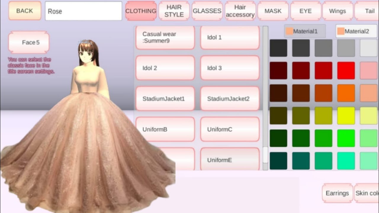 MiO Aida New princess Ball Gown 🦋✨🎀(Easy Tutorial)