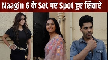 Naagin 6 Star Tejasswi Prakash,Simba Nagpal,Mahek Chahal Spotted on the sets