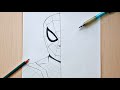 How To Draw Spider Man No Way Home Spider Man Half Face Easy Sketch How To Draw Spider Man No Way Home Spider Man Half Face Easy Sketch