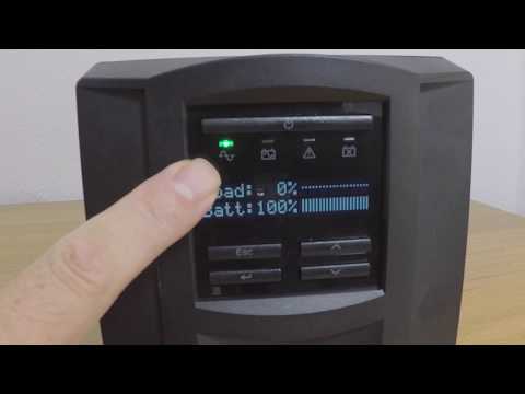 How to reset an APC SMT750i Smart UPS back to factory defaults