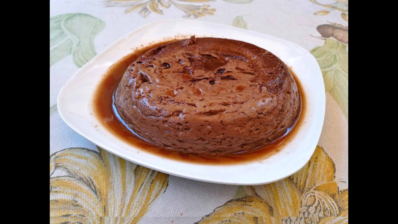 Y chocolate flan nata de
