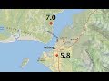 2 earthquakes rock Anchorage Alaska -7.0 and a 5.8 in the CENTER of the city!