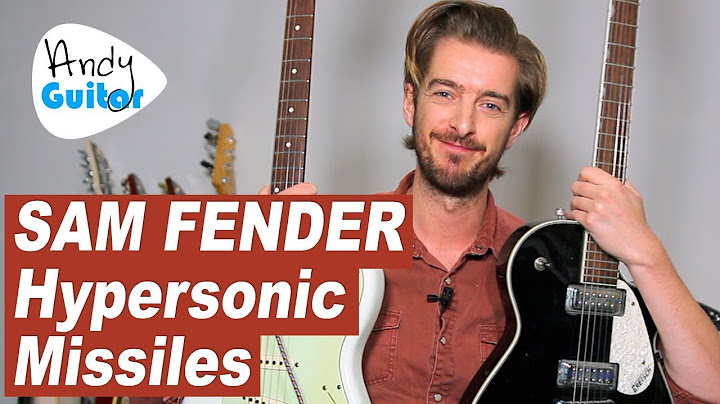 Hypersonic Missiles Guitar version - Guitar performance video thumbnail