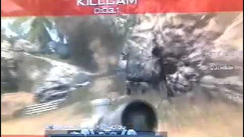 Call of Duty MW3 quickscope vs throwing knife!