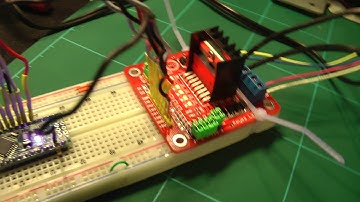 Stepper motor code with start/stop acceralation.
