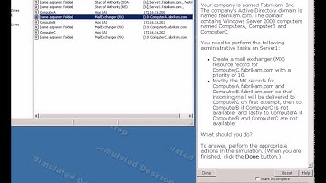 MCSE 2003: 70 291 actual Simulation