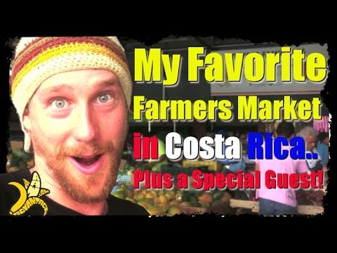 My Favorite Farmers Market in Costa Rica, Plus Special Guests!