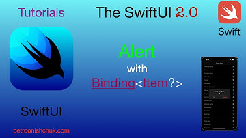 Alert  with Binding Item?.  SwiftUI. (Xcode 12.5. Swift 5.4)