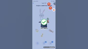 Easy Game - Brain Test Level 170 Conjure a rabbit from the hat!