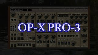 OP-X PRO-3 released ! Semi-modular dream synth | Trailer | Tutorial