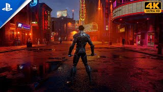 Gotham Knights - Nightwing Free Roam and Combat Gameplay (PS5 4K)