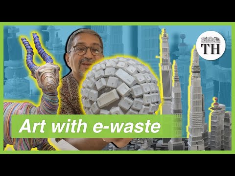 Creating amazing art from e-waste