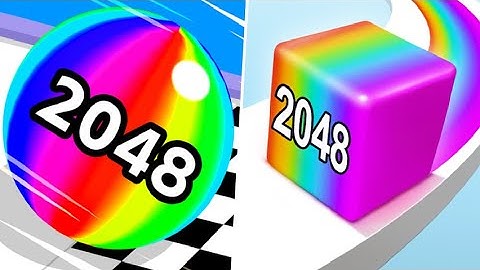 Jelly Run 2048 | Ball Run 2048  - All Levels Gameplay (Android, iOS) NEW GAMES