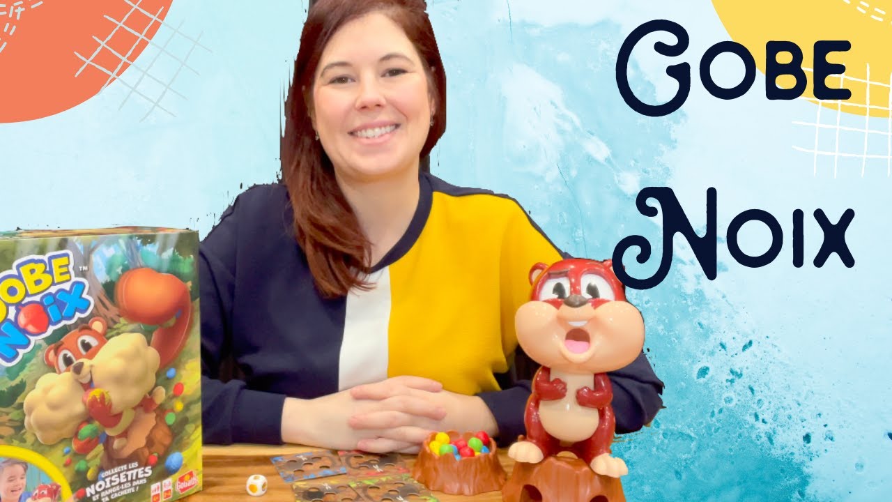 Gobe Noix - Jeux De Société Amusant Pour Enfants - A Partir De 4 An Aide Lecureuil A Collecter Des Noisettes Jeu De Rap Amz B097q6q