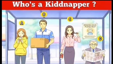 Kidnapper  kon   hain   🤔 🧠🧠 ????  #quiz #iq #tezdimaag #riddle 