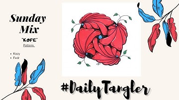 Daily Tangle - Pattern  Focus -   | How to draw | #DailyTangler