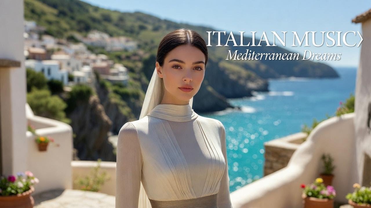 Italian Vibes & Mediterranean Beauty 🎶 Italy Scenic Calm 4K | Dolce Italia Music