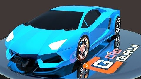 Car body design Time Lapse in CATIA V5 | Lamborghini Aventador | Surfacing Tutorial | #cadguruji