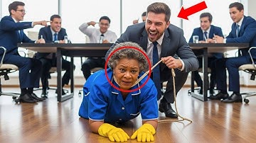 CEO Mocked Her — Then This Black Janitor’s Revenge Shocked Everyone | Inspirational Story