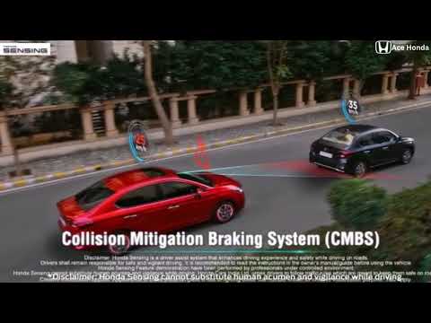 Stay Safe on the Road with Honda City's Collision Mitigation Braking System || Ace Honda - video from Ace Honda