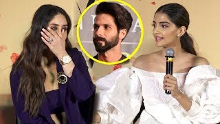 Kareena Kapoor SHOCKING Reaction When Sonam Kapoor Takes Shahid Kapoor Name