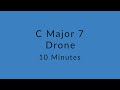 C major 7 drone chord