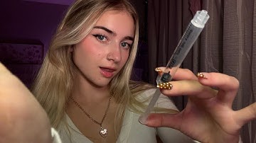 ASMR Face Mapping & Botox Injections💉 Personal Attention 