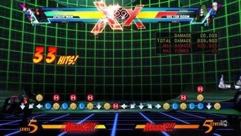 Spider-Man Web Throw Loop-Ultimate Marvel VS Capcom 3