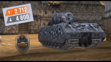 WoT Blitz - Maus Gameplay #5(4800 Damage Blocked)