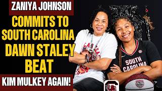 DAWN STALEY BEATS KIM MULKEY! No  18 Recruit Zaniya Johnson OFFICIALLY Commits to South Carolina!