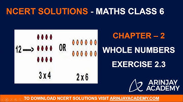 NCERT Solutions for Class 6 Maths Chapter 2 Exercise 2.3 Whole Numbers Class 6