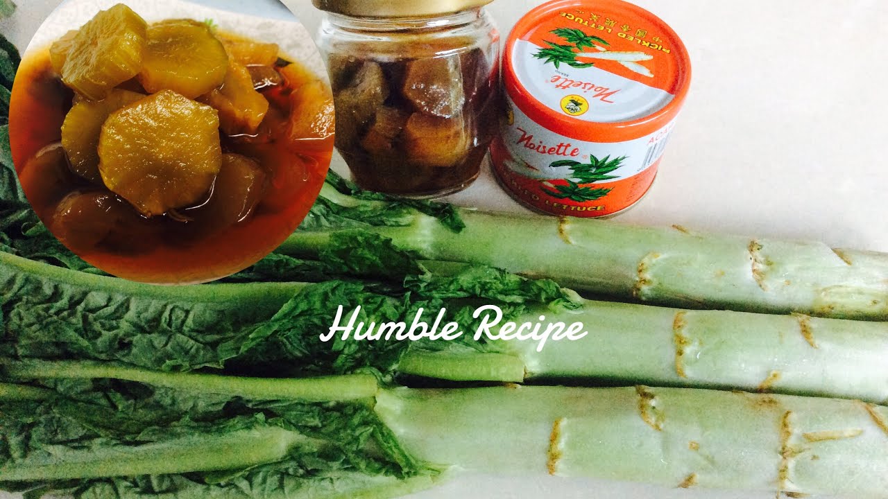 How To Make Canned Pickled Lettuce without preservative YouTube