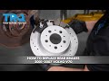 How to Replace Rear Brakes 2001-2007 Volvo V70
